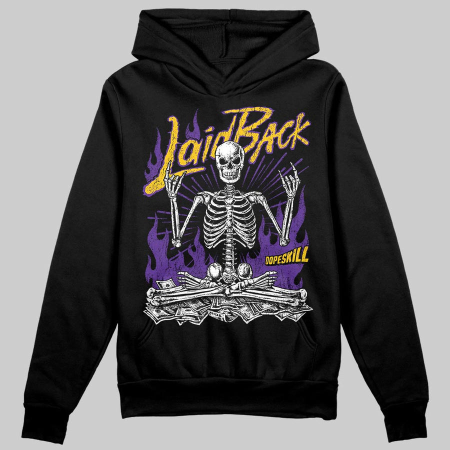 PURPLE 'Laid Back' DopeSkill Graphic Hoodie