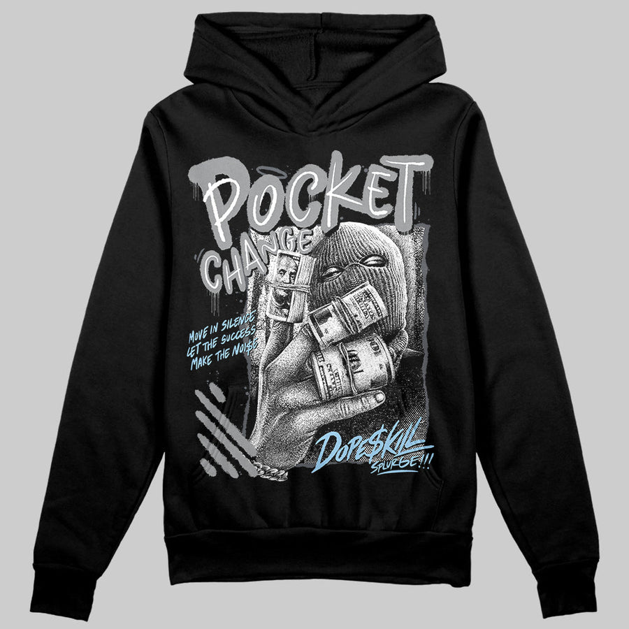 Wolf Grey 5s DopeSkill Hoodie Sweatshirt Pocket Change Graphic