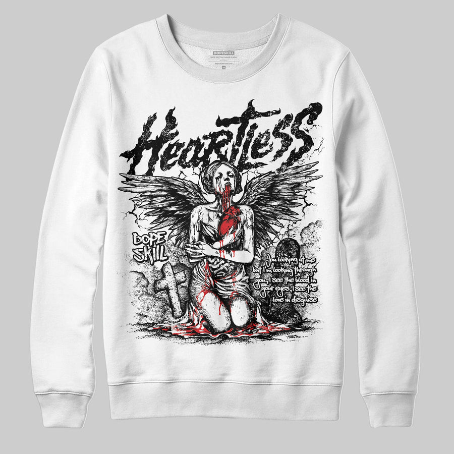 Dunk Panda White Black DopeSkill Sweatshirt Heartless Graphic