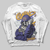Lakers 4s DopeSkill Long Sleeve T-Shirt Grind Pray Graphic