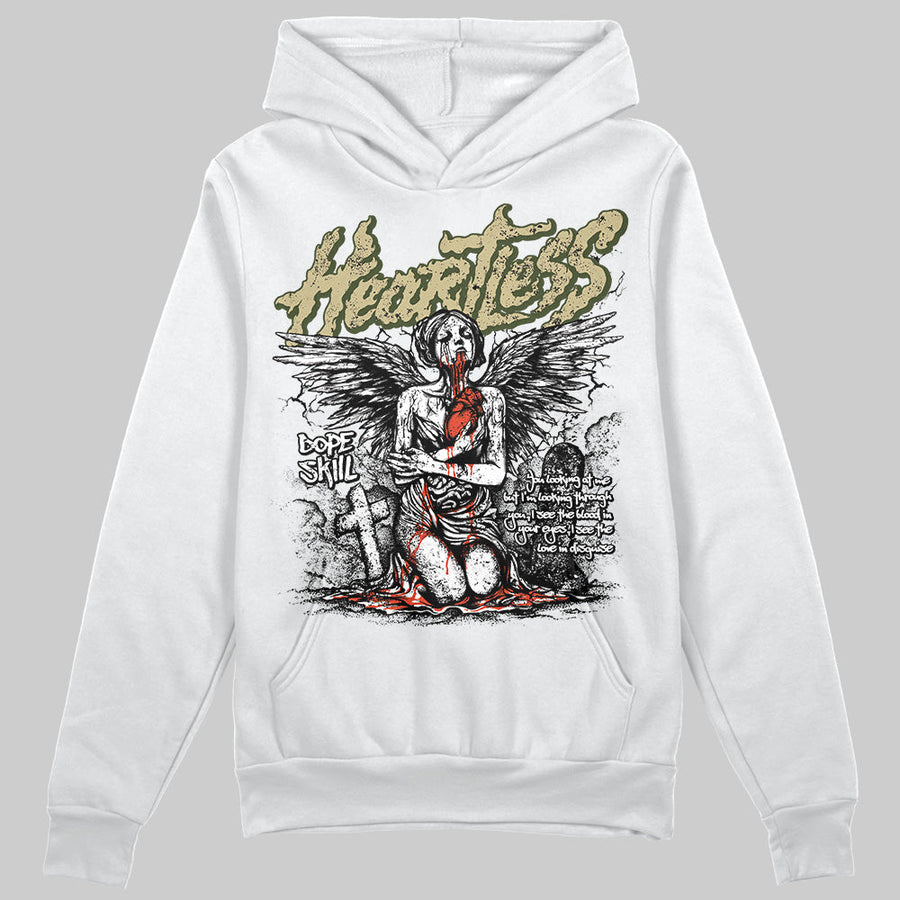 Olive Collection DopeSkill Hoodie Sweatshirt Heartless Graphic