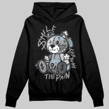 Wolf Grey 5s DopeSkill Hoodie Sweatshirt Smile Through The Pain Graphic