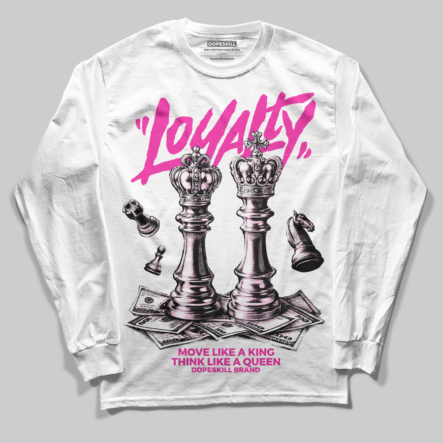 Pink 'Loyalty' DopeSkill Graphic Long Sleeve T-Shirt