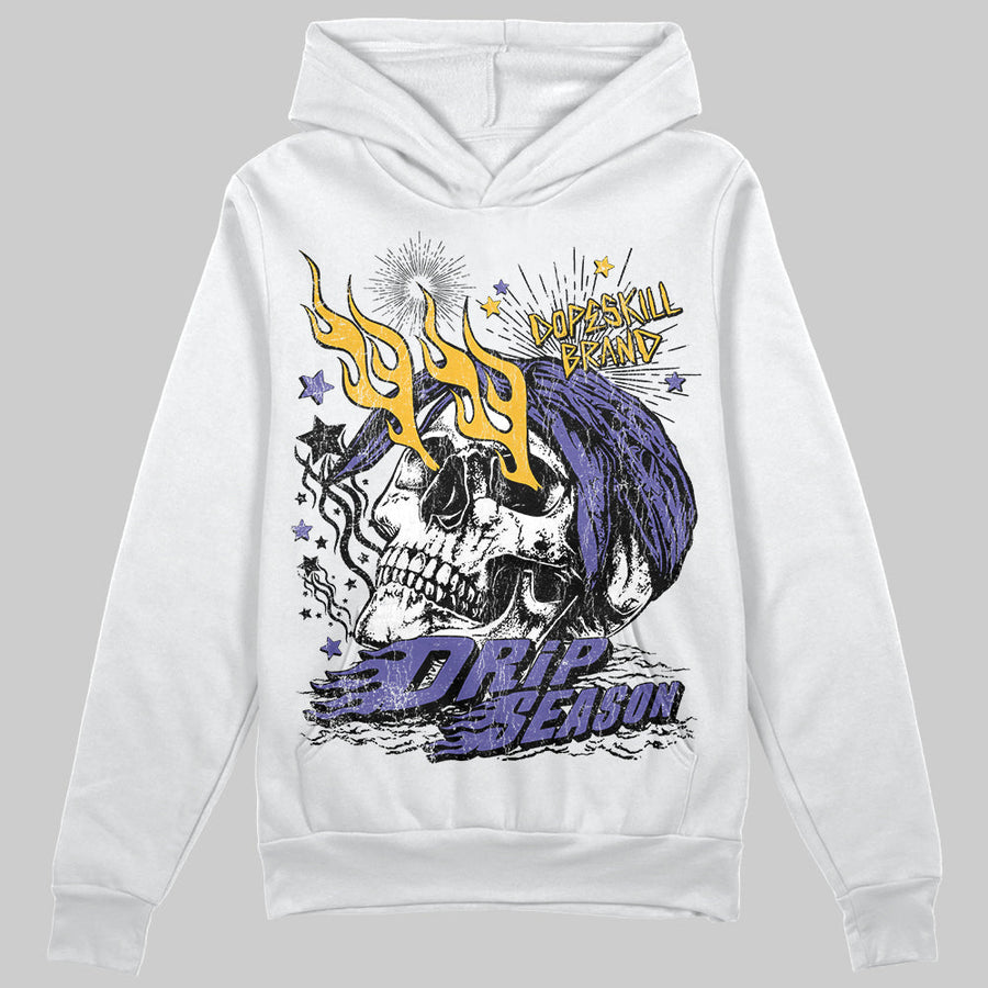 Lakers 4s DopeSkill Hoodie Sweatshirt Drip Season Graphic