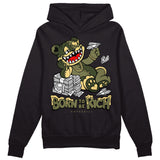 Craft Olive 4s DopeSkill Hoodie Sweatshirt Born To Be Rich Graphic