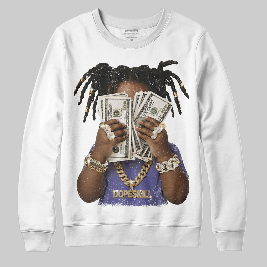 Lakers 4s DopeSkill Sweatshirt Rich Youth Graphic