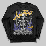 Lakers 4s DopeSkill Long Sleeve T-Shirt Laid Back Graphic