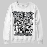 Wolf Grey 5s DopeSkill Sweatshirt Distorted Realms Graphic