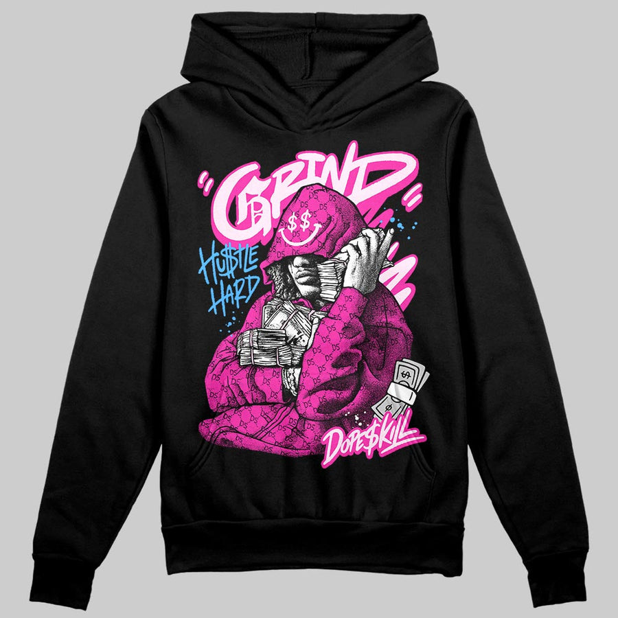 Pink 'Grind Pray' DopeSkill Graphic Hoodie