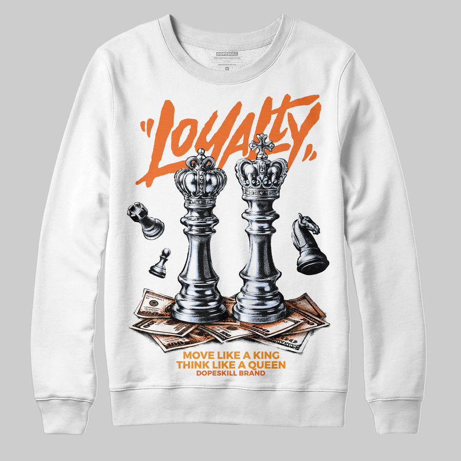 Orange 'Loyalty' DopeSkill Graphic Sweatshirt