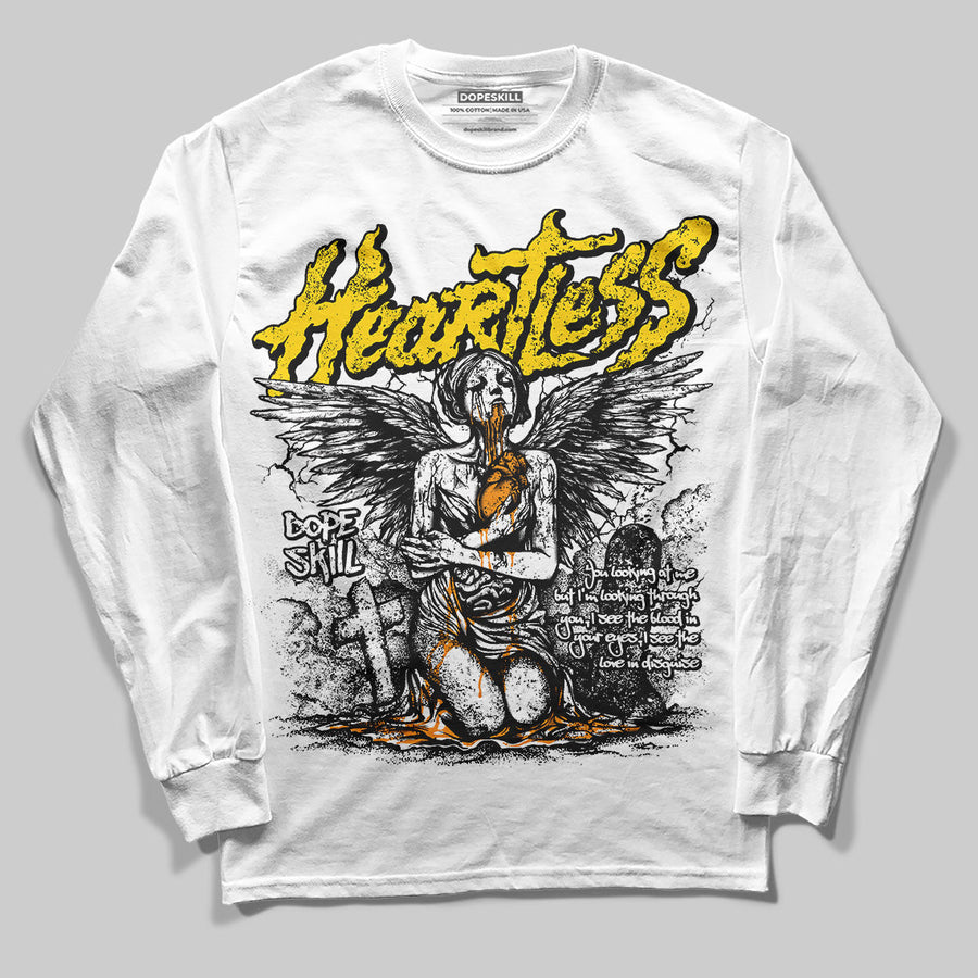Yellow Ochre 6s DopeSkill Long Sleeve T-Shirt Heartless Graphic