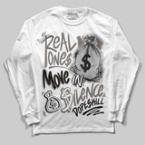Cave Stone 4s DopeSkill Long Sleeve T-Shirt Real Ones Move In Silence Graphic