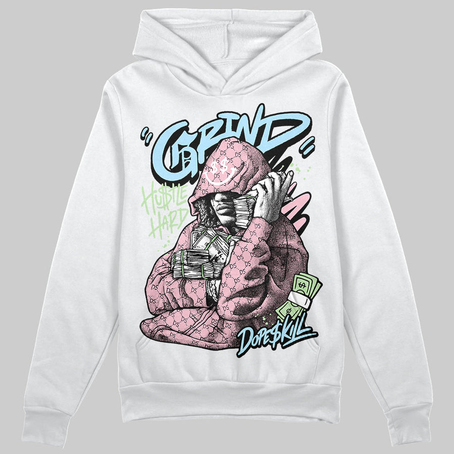 Medium Soft Pink 4s DopeSkill Hoodie Sweatshirt Grind Pray Graphic