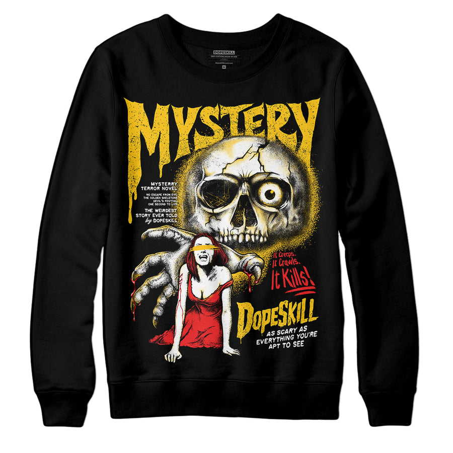 Yellow Collection DopeSkill Sweatshirt Mystery Ghostly Grasp Graphic