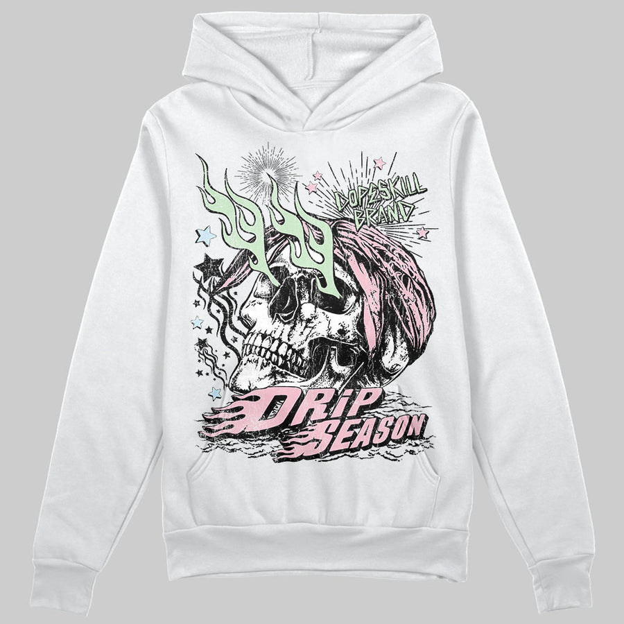 Medium Soft Pink 4s DopeSkill Hoodie Sweatshirt Drip Season Graphic