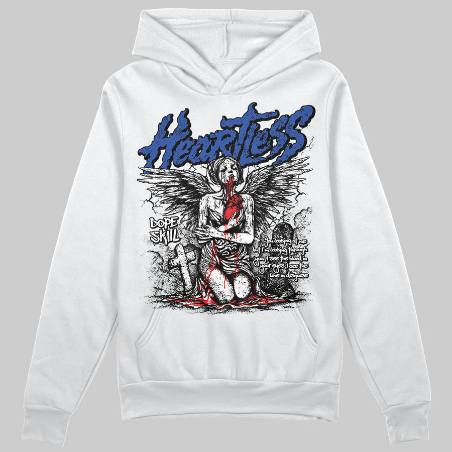 Royal Blue Collection DopeSkill Hoodie Sweatshirt Heartless Graphic