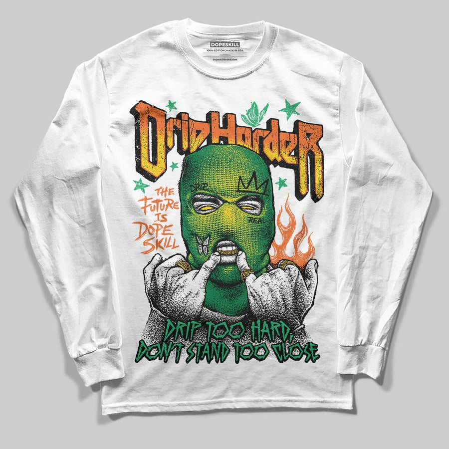 Green Collection DopeSkill Long Sleeve T-Shirt Drip Harder Graphic