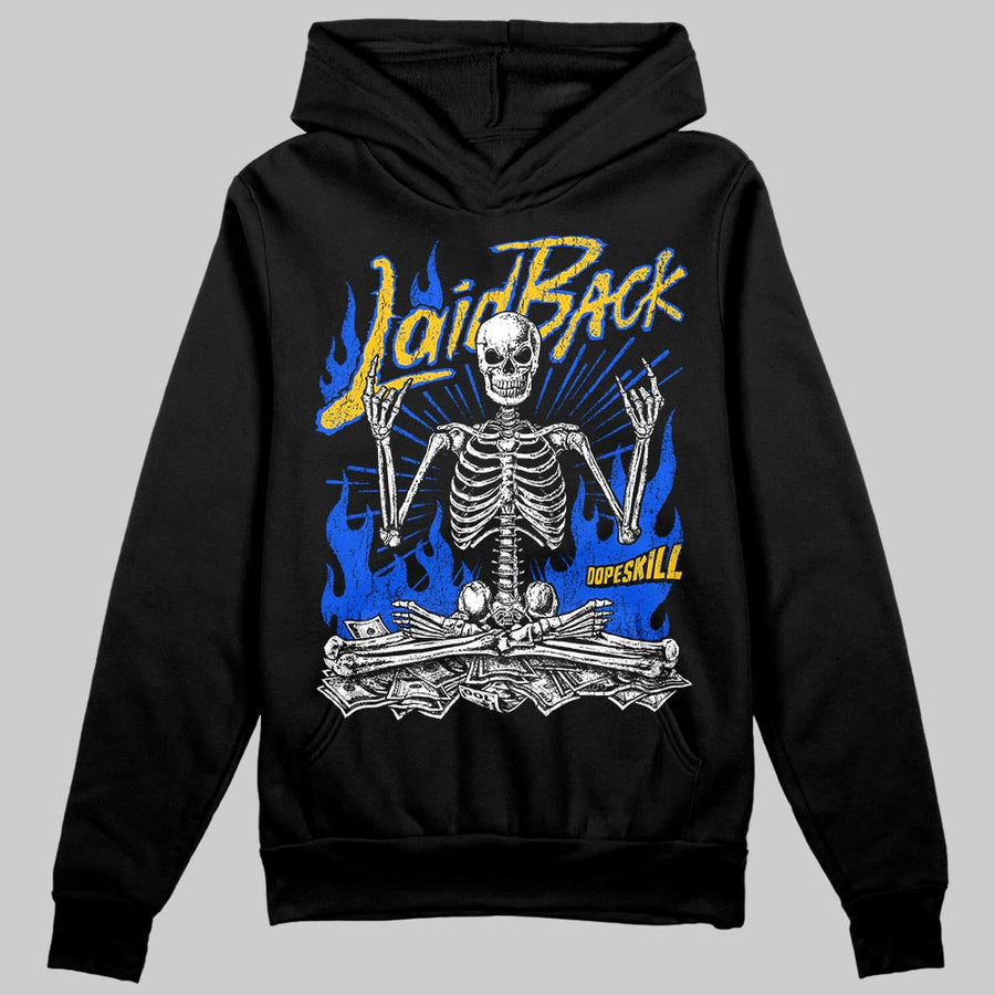 Royal Blue 'Laid Back' DopeSkill Graphic Hoodie
