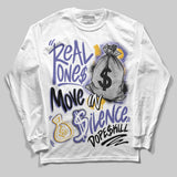 Lakers 4s DopeSkill Long Sleeve T-Shirt Real Ones Move In Silence Graphic