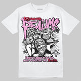 Travis Scott x “Pink Pack” 1s DopeSkill T-Shirt Distorted Realms Graphic