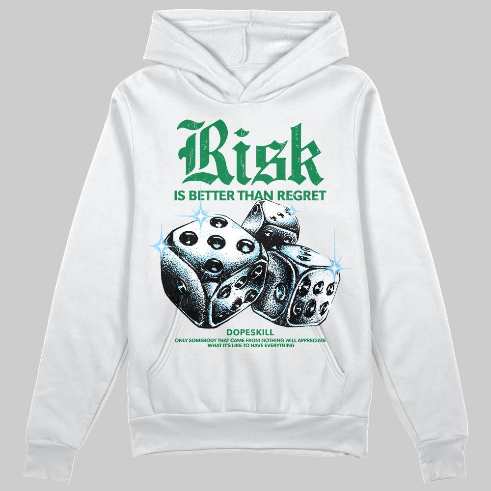 Green 'Risk Is Better Than Regret' DopeSkill Graphic Hoodie
