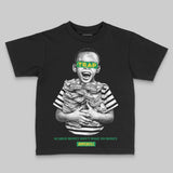 Green 'Scared Money Don't Make No Money' DopeSkill Graphic Toddler Kids T-shirt