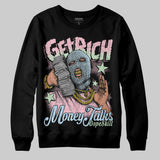 Medium Soft Pink 4s DopeSkill Sweatshirt Get Rich Graphic