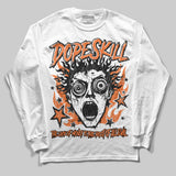 Orange Black White DopeSkill Long Sleeve T-Shirt Root of Evil Graphic