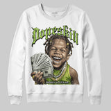 Green 'Money Loves Me' DopeSkill Graphic Sweatshirt