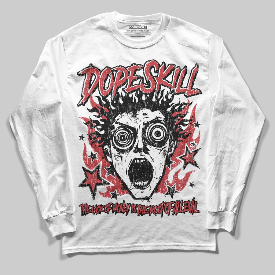 Red Collection DopeSkill Long Sleeve T-Shirt Root of Evil Graphic