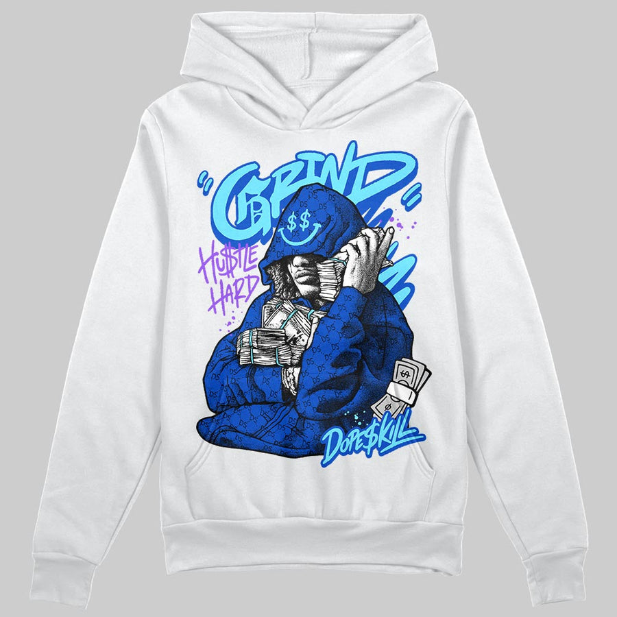 Royal Blue 'Grind Pray' DopeSkill Graphic Hoodie