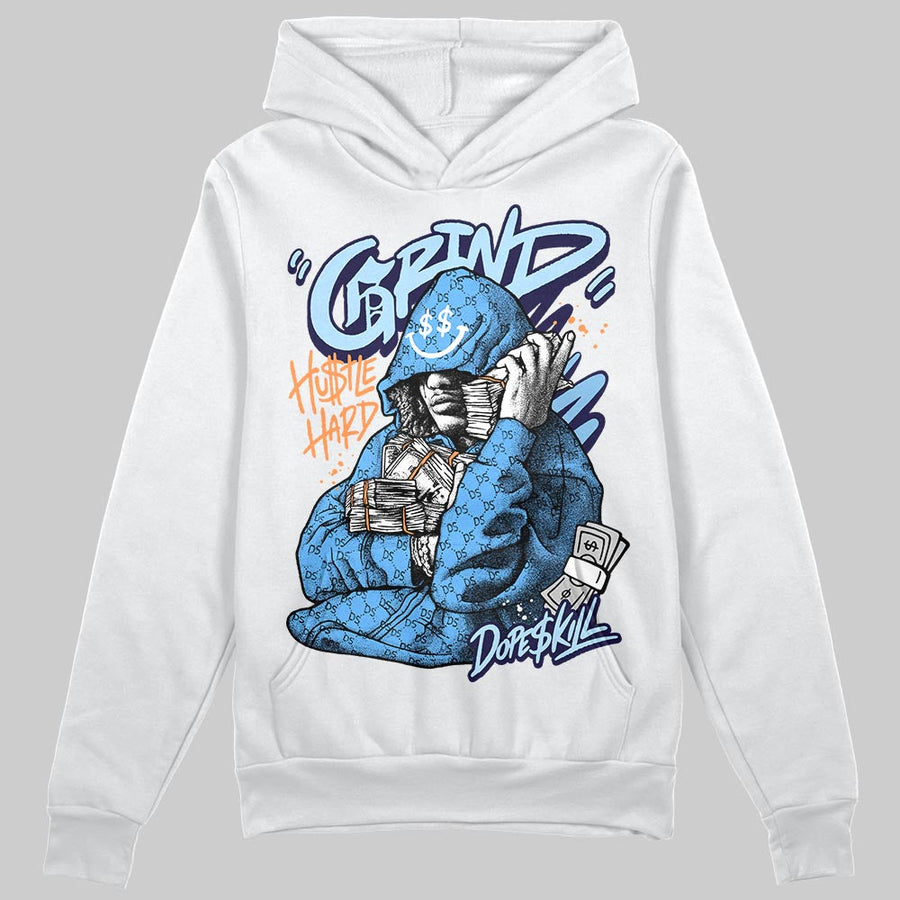 University Blue 'Grind Pray' DopeSkill Graphic Hoodie