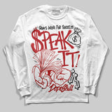 Flu Game 12s DopeSkill Long Sleeve T-Shirt Speak It Graphic