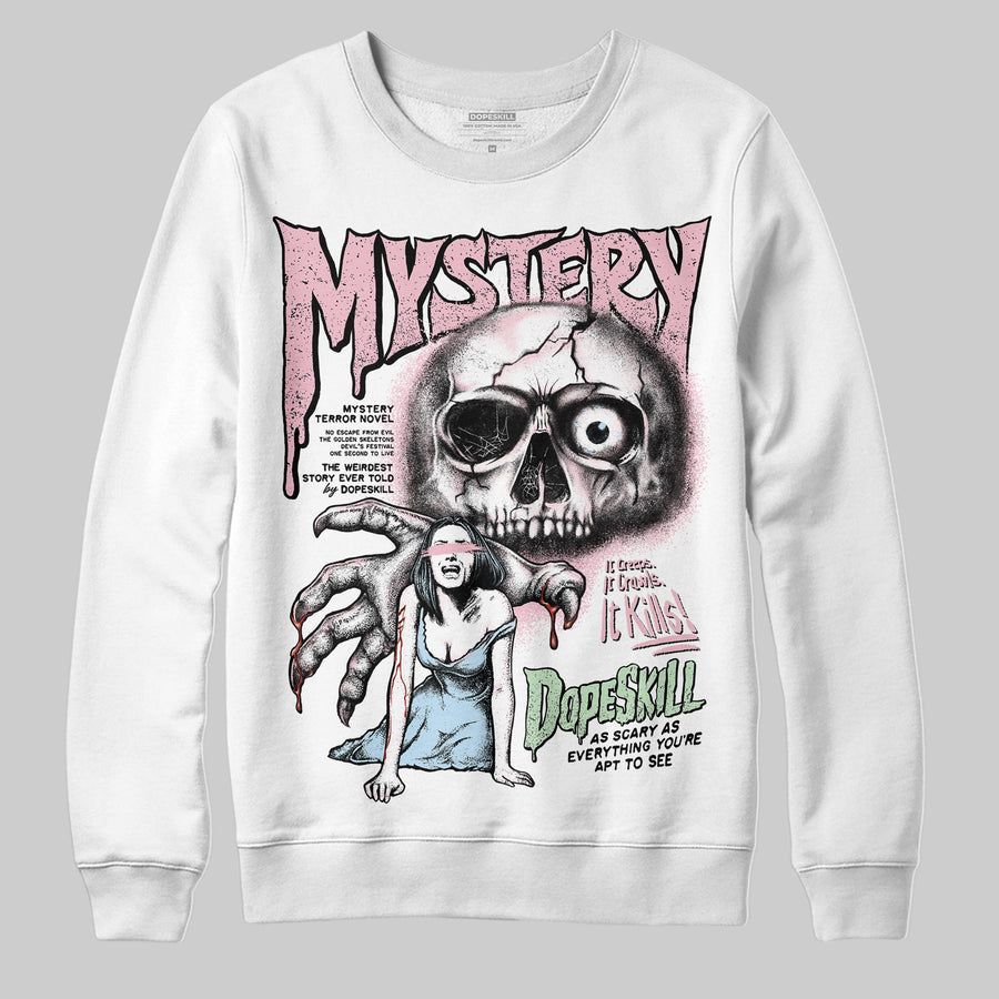 Medium Soft Pink 4s DopeSkill Sweatshirt Mystery Ghostly Grasp Graphic
