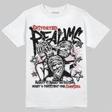 Black Metallic Reimagined 5s DopeSkill T-Shirt Distorted Realms Graphic