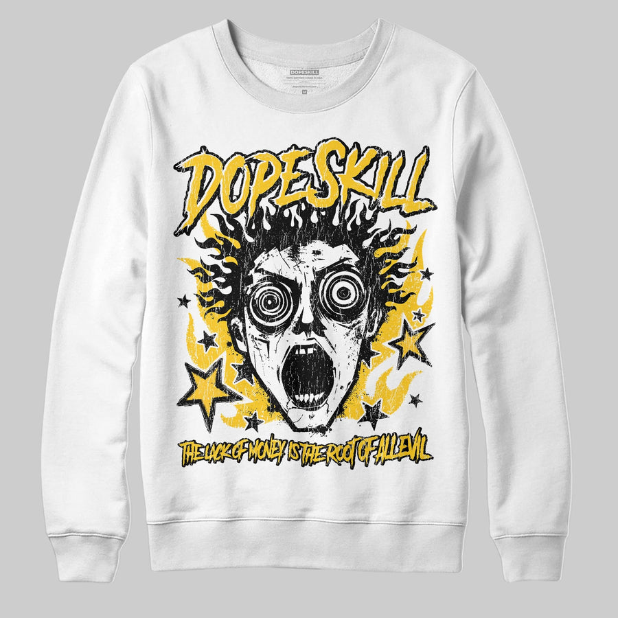 Yellow Collection DopeSkill Sweatshirt Root of Evil Graphic