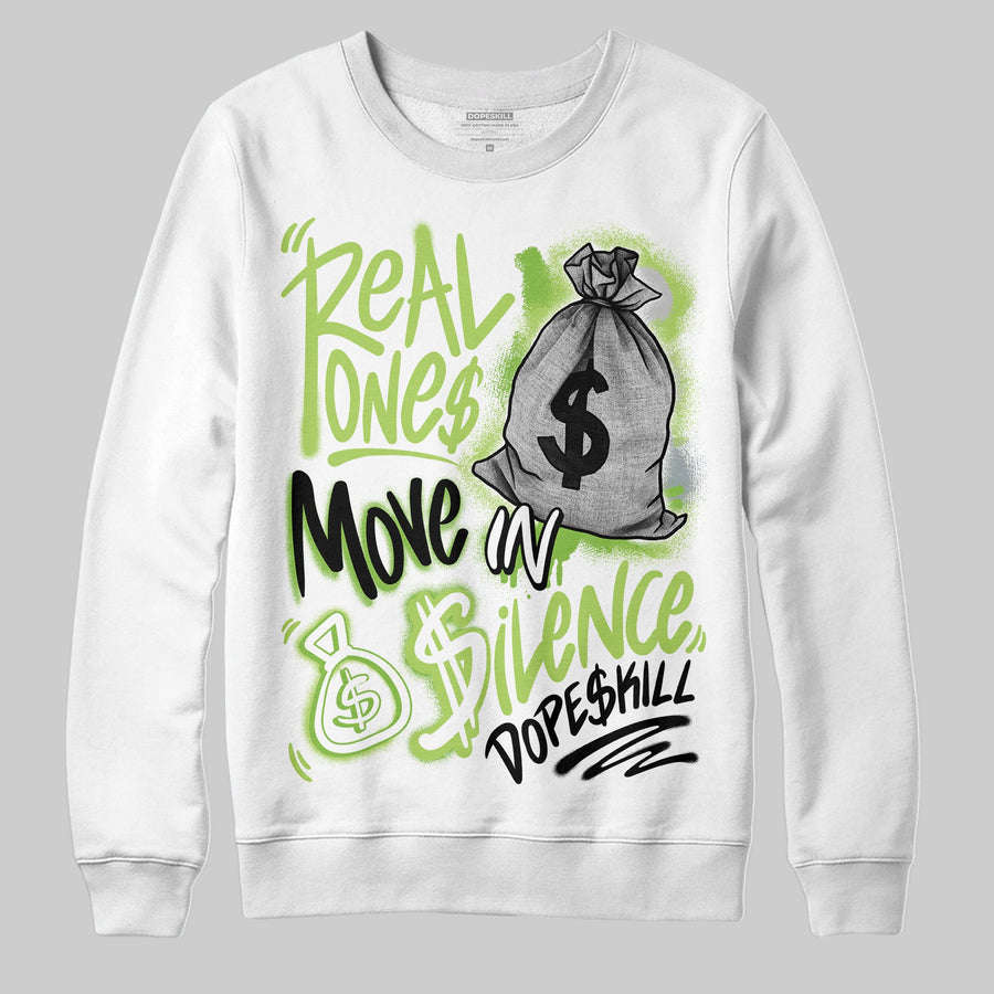 Max 95 OG 'Neon' DopeSkill Sweatshirt Real Ones Move In Silence Graphic
