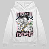 Medium Soft Pink 4s DopeSkill Hoodie Sweatshirt Sorry I've Been Trappin Graphic