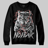 Wolf Grey 12s DopeSkill Sweatshirt No Fear Graphic