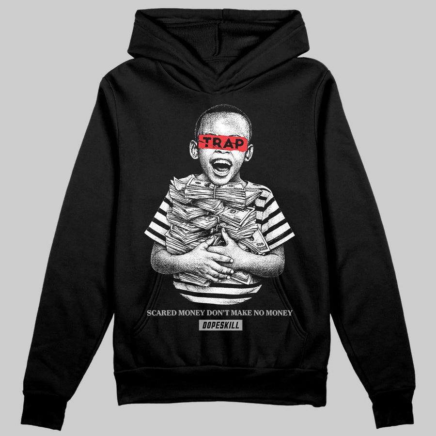 Grey 'Scared Money Don't Make No Money' DopeSkill Graphic Hoodie