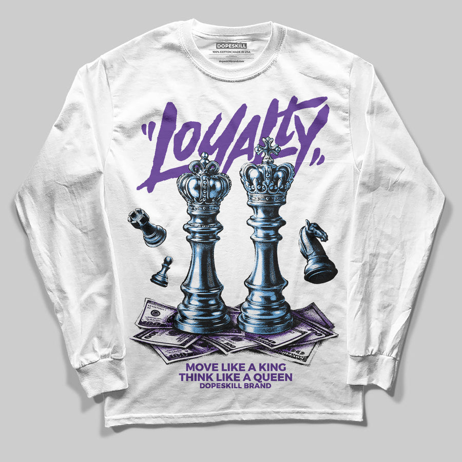PURPLE 'Loyalty' DopeSkill Graphic Long Sleeve T-Shirt