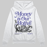Lakers 4s DopeSkill Hoodie Sweatshirt Money Is Our Motive Typo Graphic