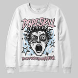 Medium Soft Pink 4s DopeSkill Sweatshirt Root of Evil Graphic