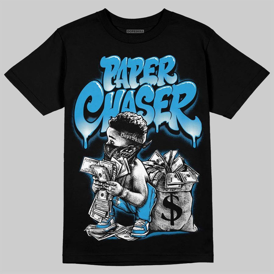 Military Blue 4s DopeSkill T-Shirt Paper Chaser Boy Graphic