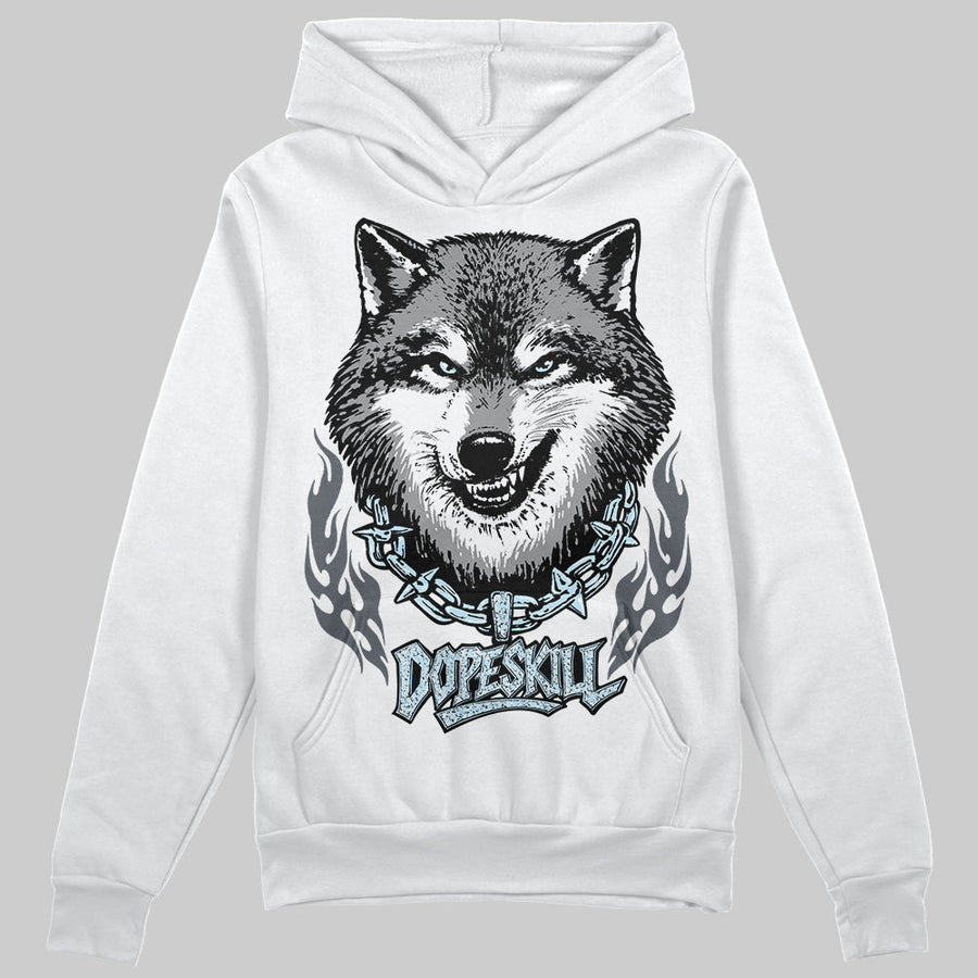Wolf Grey 5s DopeSkill Hoodie Sweatshirt Wolf Grey Graphic