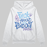 University Blue Collection DopeSkill Hoodie Sweatshirt F#ck Around And Find Out Graphic