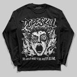 Black and White Collection DopeSkill Long Sleeve T-Shirt Root of Evil Graphic