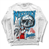 Military Blue 4s DopeSkill Long Sleeve T-Shirt Mystery Ghostly Grasp Graphic
