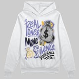 Lakers 4s DopeSkill Hoodie Sweatshirt Real Ones Move In Silence Graphic