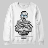 Wolf Grey 5s DopeSkill Sweatshirt Scared Money Don't Make No Money Graphic